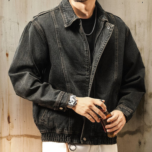 Vintage Wash Denim Jacket P1833